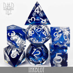 Inkblot Liquid Core Dice Set (Online Order Only)