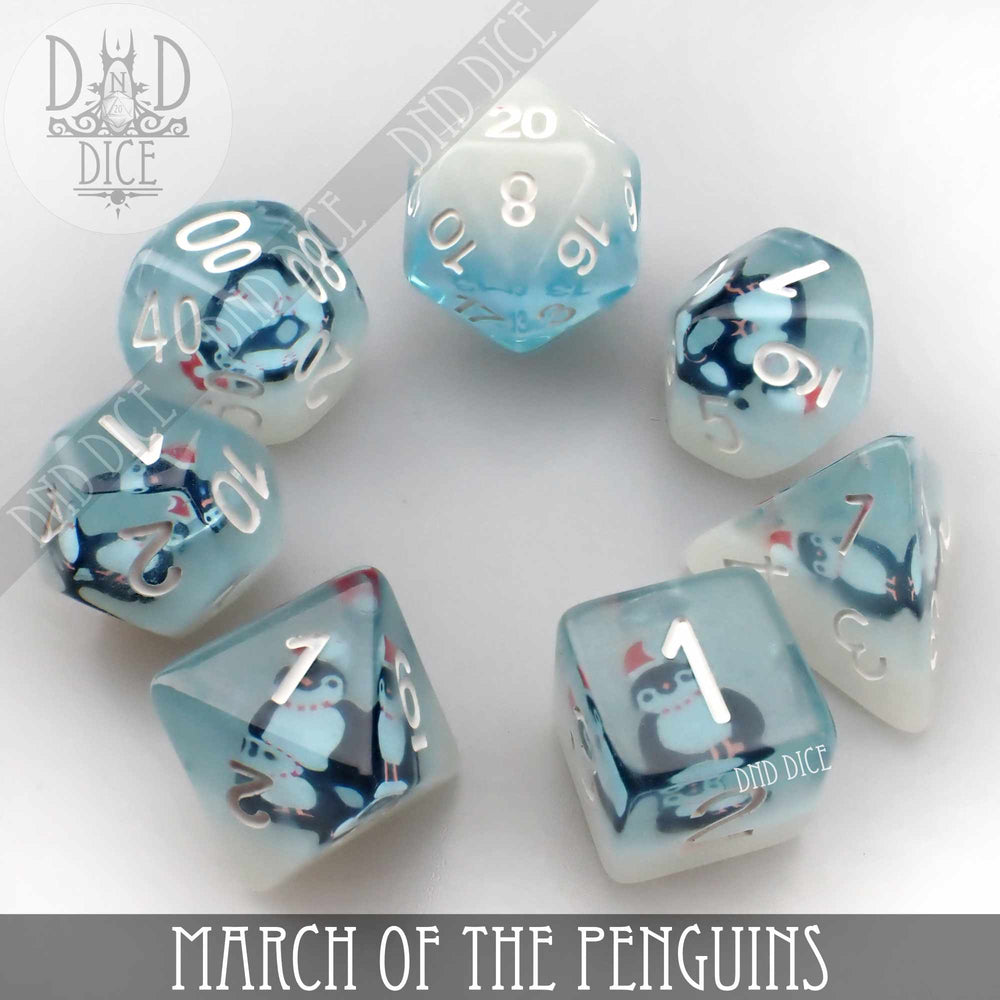 March of the Penguins Dice Set (Online Order Only)