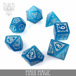 Maui Magic Cat's Eye Dice Set (Gift Box) (Online Order Only)