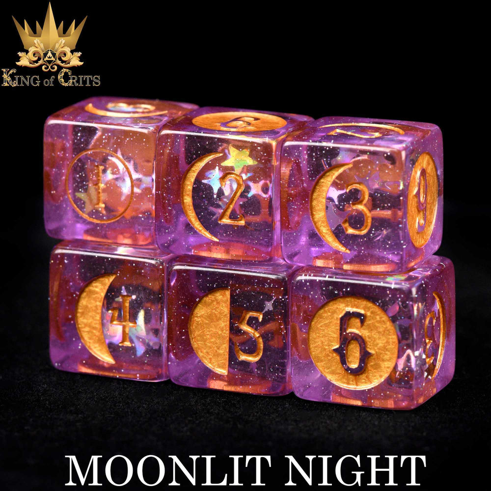 Moonlit Night 12 Dice Set (Online Order Only)