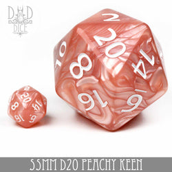 55mm D20 - Peachy Keen (Online Order Only)