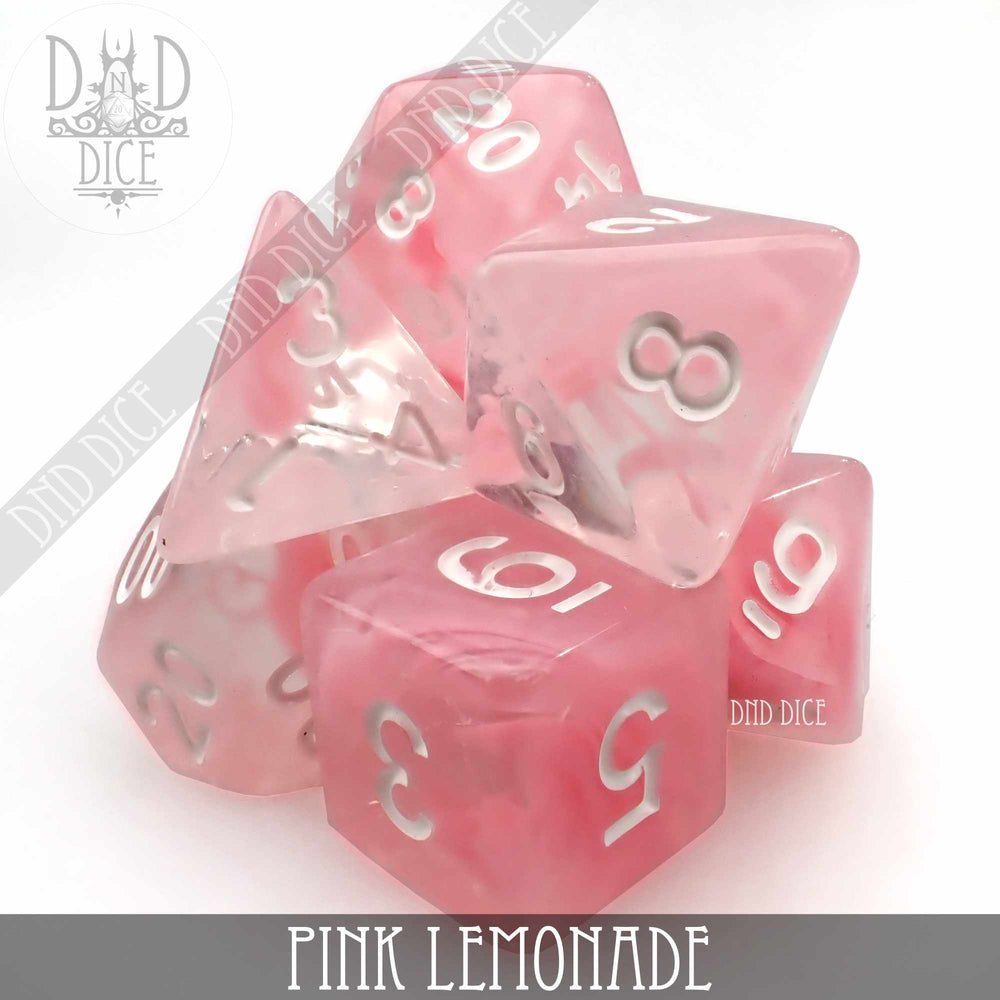 Pink Lemonade Dice Set (Online Order Only)