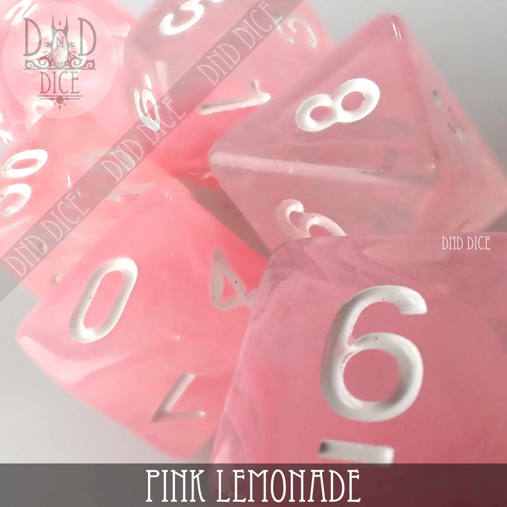 Pink Lemonade Dice Set (Online Order Only)