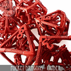Pocket Dragons Cinder - Metal Dice Set (Gift Box)
