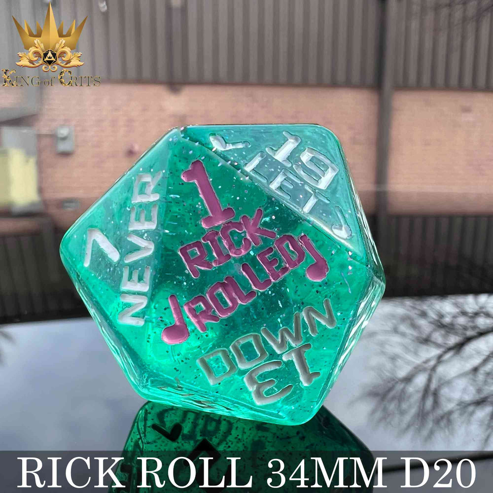 Rick Rolled 34mm D20 (Online Order Only)