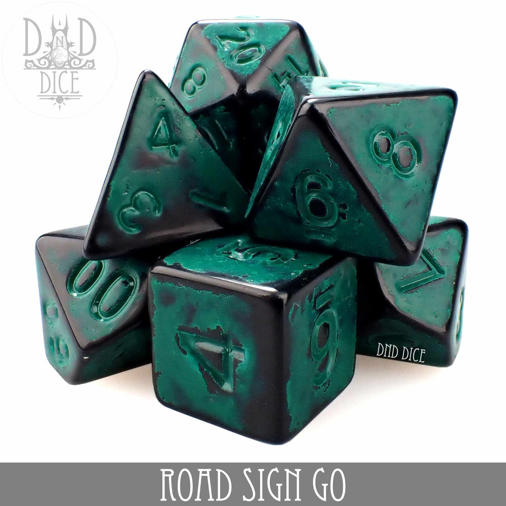 Road Sign Go Dice Set (Online Order Only)