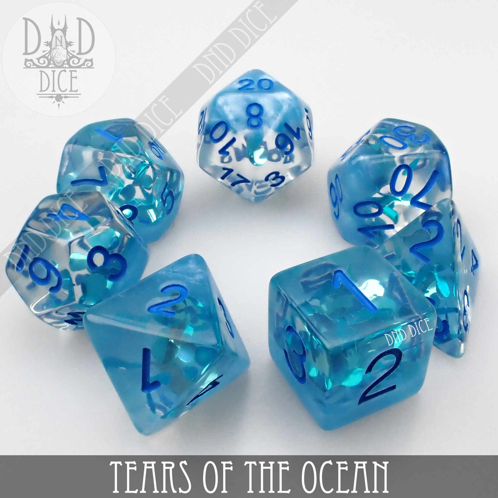 Tears of the Ocean Dice Set (Online Order Only)
