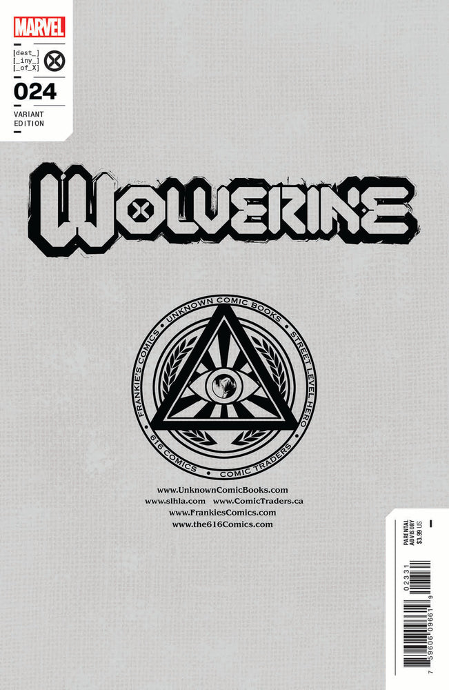 Wolverine #24 Unknown Comics Tony Daniel Exclusive Virgin Var (09/07/2022)