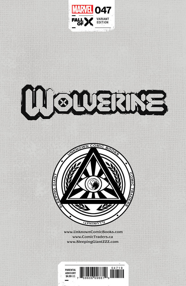 Wolverine #47 Unknown Comics Mico Suayan Exclusive Var (04/10/2024)