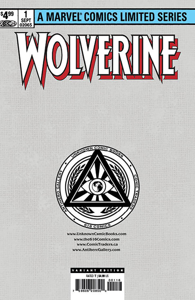 [Signed by Kaare Andrews] WOLVERINE BY CLAREMONT & MILLER #1 FACSIMILE EDITION [NEW PRINTING] UNKNOWN COMICS KAARE ANDREWS EXCLUSIVE VIRGIN VAR [IN STOCK] (ONLINE ORDER ONLY)