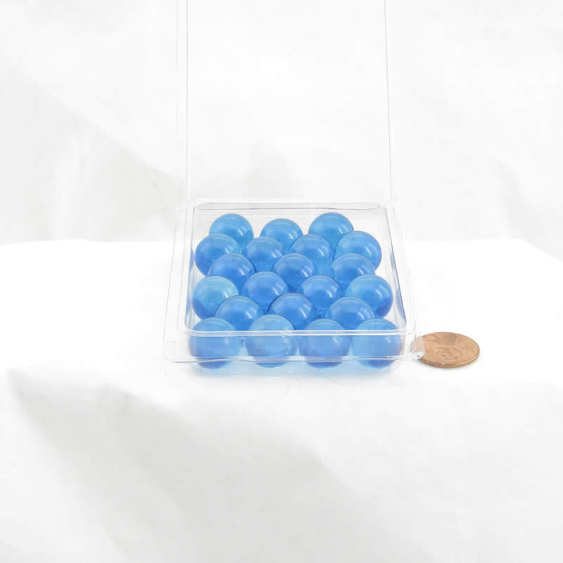 WONGM020 Twilight Skies Transparent 14mm Glass Marbles Pack of 20 Wondertrail (ONLINE ORDER ONLY)