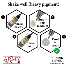 The Army Painter Warpaint Metallics (18ml) (ONLINE ORDER ONLY)