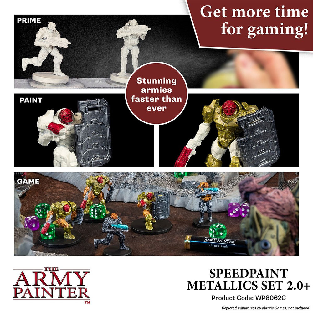 The Army Painter - Speedpaint Metallics Set (Online Order Only)