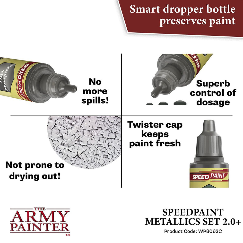 The Army Painter - Speedpaint Metallics Set (Online Order Only)