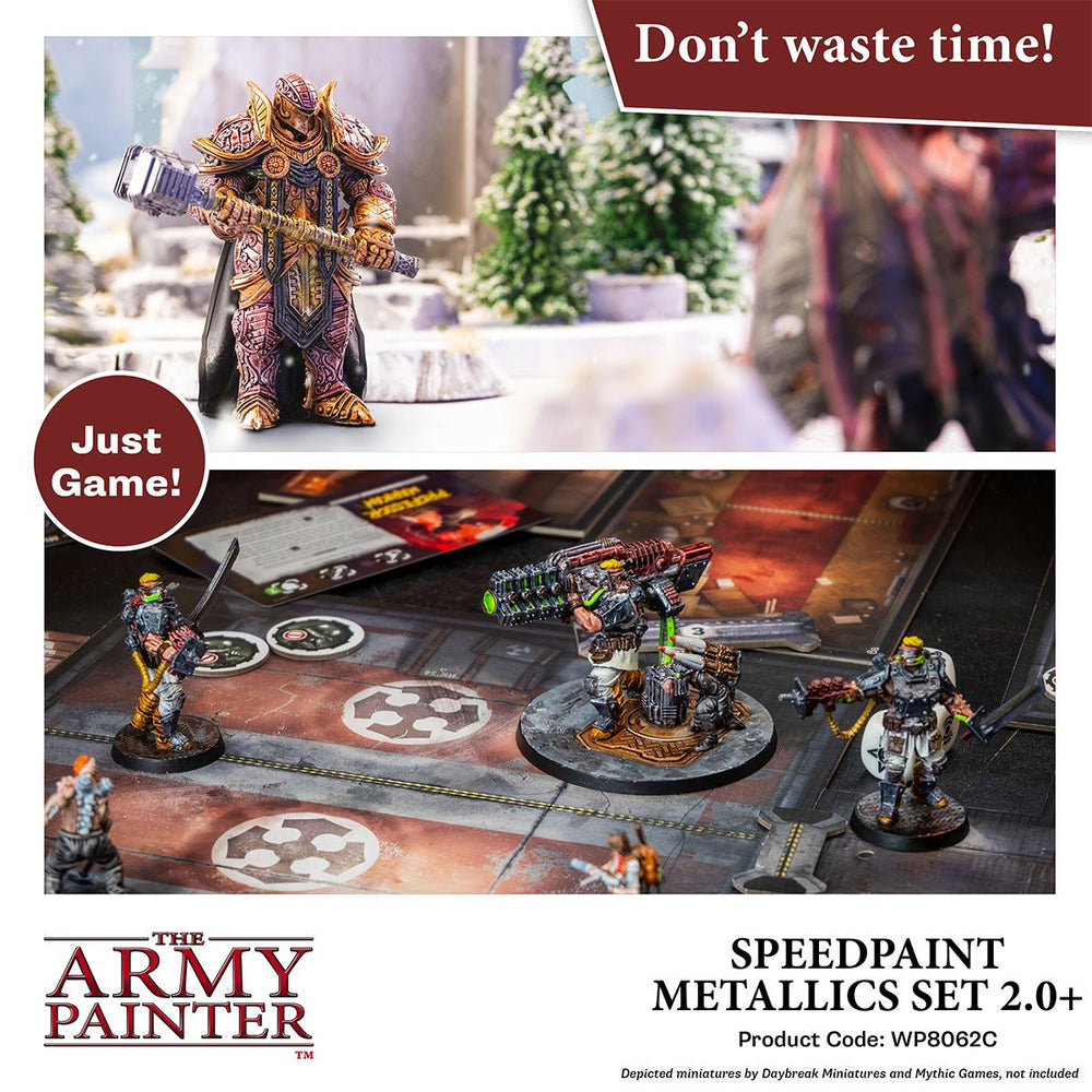 The Army Painter - Speedpaint Metallics Set (Online Order Only)