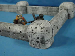 WTW05100 Armageddon Line Buttress Wall Set by War Torn Worlds (ONLINE ORDER ONLY)