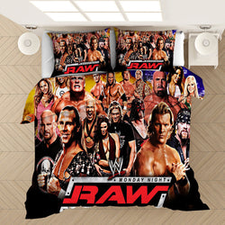 WWE World Wrestling Entertainment Bedding Set Quilt Cover Without Filler (Online Order Only)