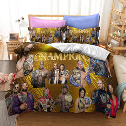 WWE World Wrestling Entertainment Bedding Set Quilt Cover Without Filler (Online Order Only)