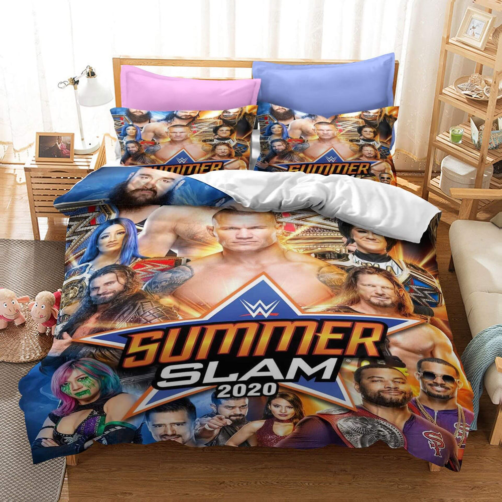 WWE World Wrestling Entertainment Bedding Set Quilt Cover Without Filler (Online Order Only)