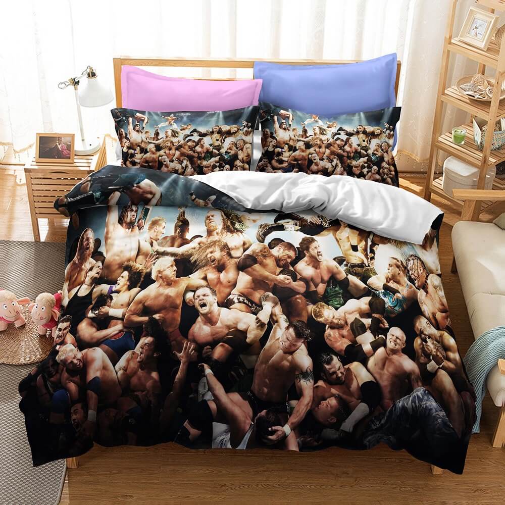WWE World Wrestling Entertainment Bedding Set Quilt Cover Without Filler (Online Order Only)