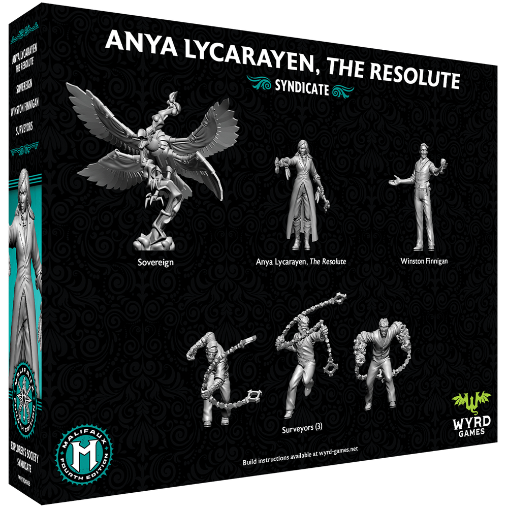 Malifaux 4E: Explorer's Society - Anya Lycarayen, The Resolute