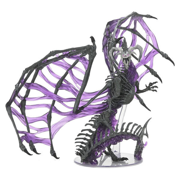 D&D: Icons of the Realms - Black Dracolich Boxed Miniature - Gargantuan (ONLINE ORDER ONLY)