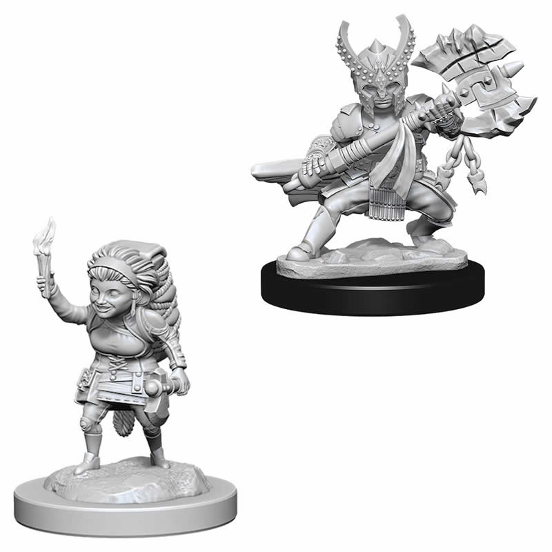 WZK73387 Female Halfling Fighter Nozurs Marvelous Miniatures D &amp; D (ONLINE ORDER ONLY)