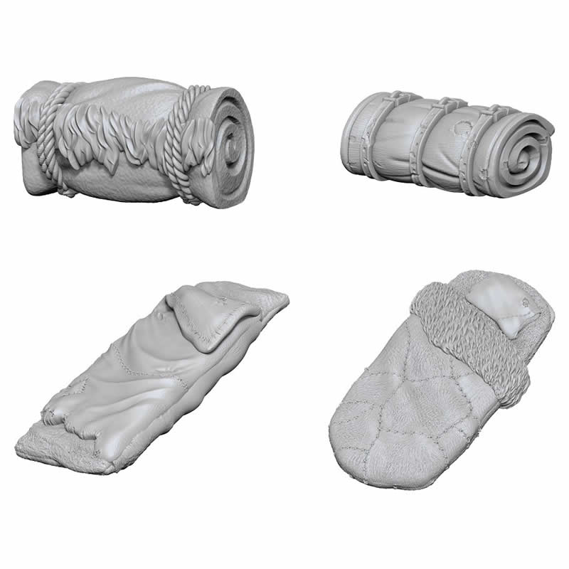 WZK73859 Bedrolls Miniature Deep Cuts Unpainted Miniatures WizKids (ONLINE ORDER ONLY)