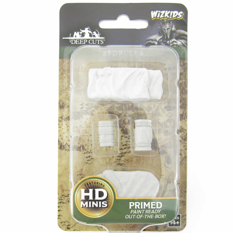 WZK73859 Bedrolls Miniature Deep Cuts Unpainted Miniatures WizKids (ONLINE ORDER ONLY)