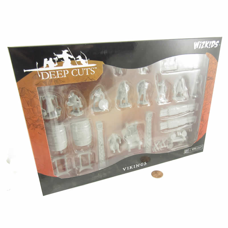 WZK90175 Vikings Miniatures Deep Cuts Unpainted Miniatures WizKids (ONLINE ORDER ONLY)