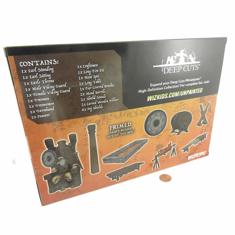 WZK90175 Vikings Miniatures Deep Cuts Unpainted Miniatures WizKids (ONLINE ORDER ONLY)