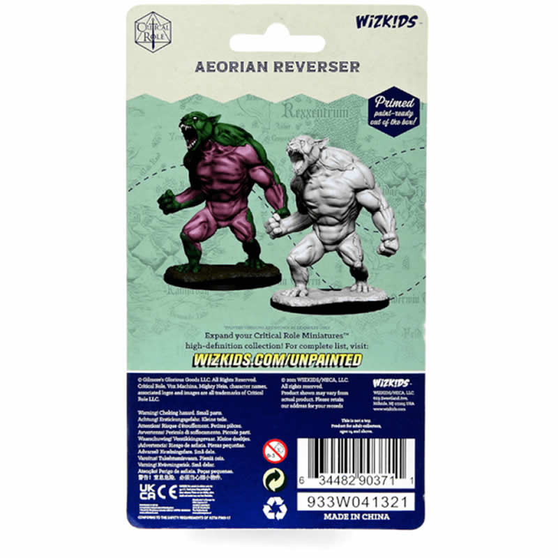 WZK90371 Aeorian Reverser Unpainted Miniatures Critical Role Series Figures (ONLINE ORDER ONLY)