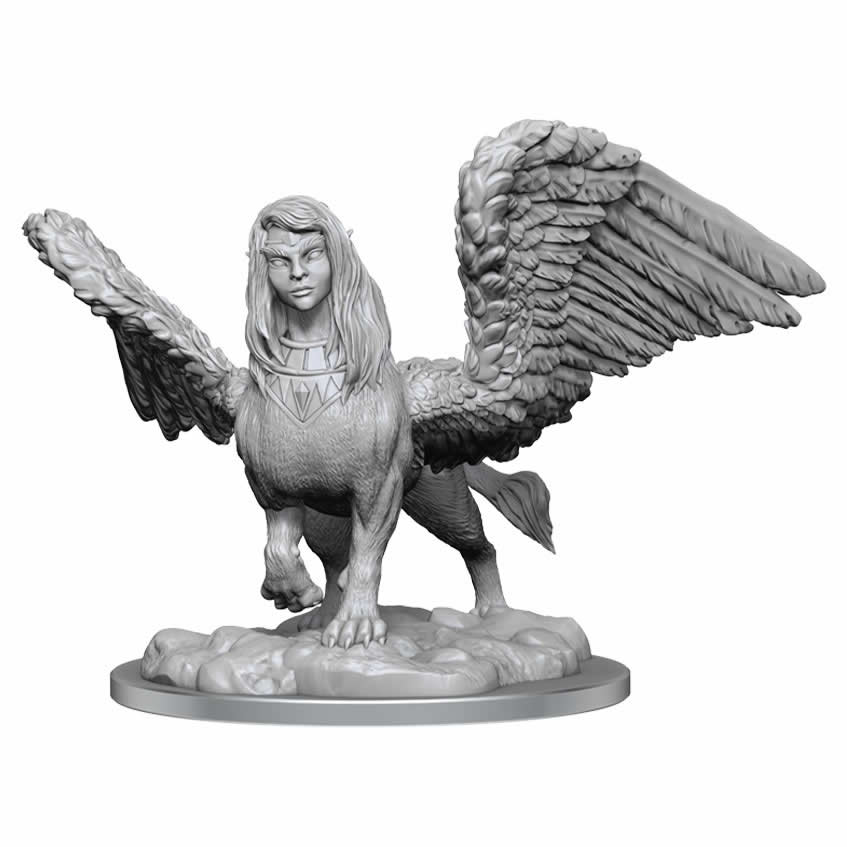 WZK90552 Sphinx Female Unpainted Miniatures Critical Role Series Figures (ONLINE ORDER ONLY)