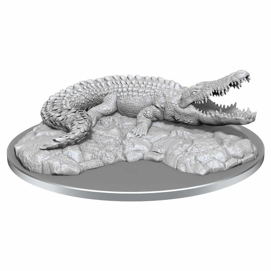 WZK90654 Giant Crocodile Miniature Figure WizKids Deep Cuts Unpainted Miniatures WizKids (ONLINE ORDER ONLY)
