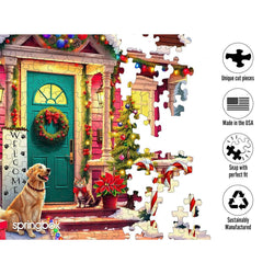 Waiting for Santa 500 Piece Jigsaw Puzzle Springbok (ONLINE ORDER ONLY)