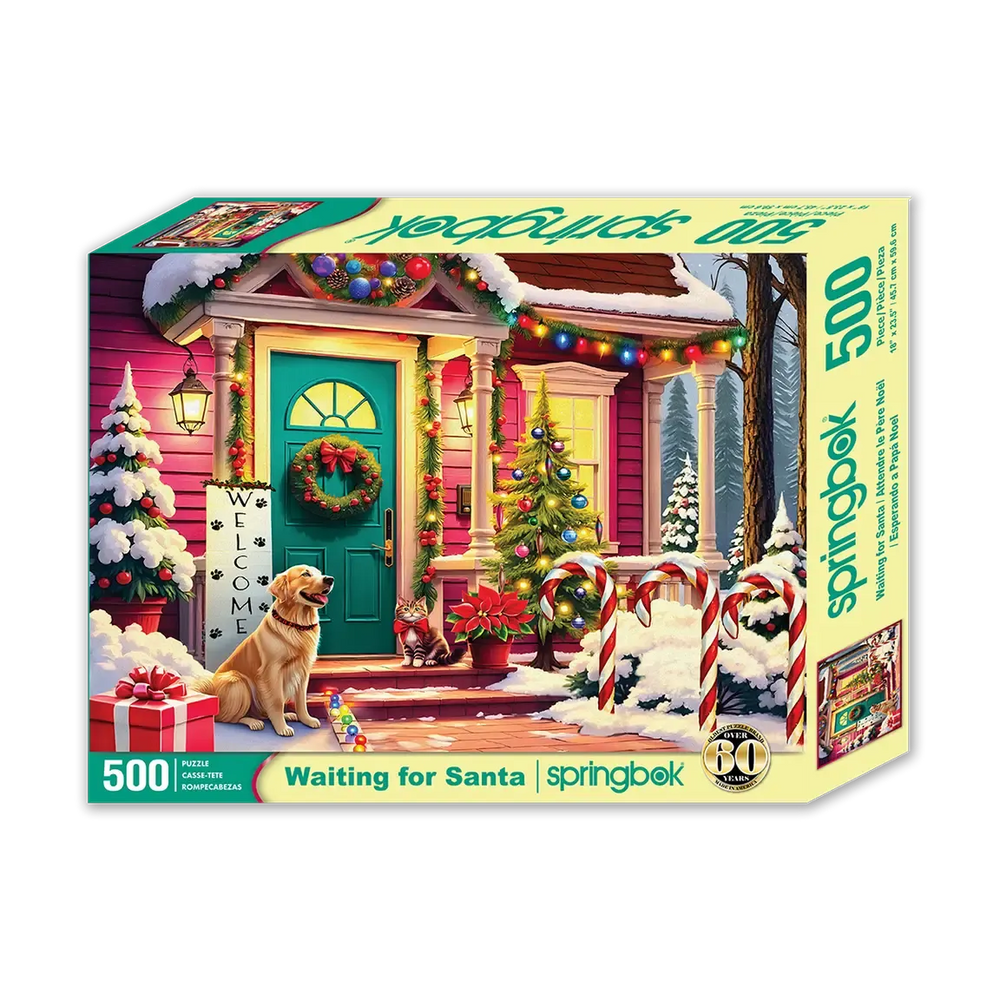 Waiting for Santa 500 Piece Jigsaw Puzzle Springbok (ONLINE ORDER ONLY)
