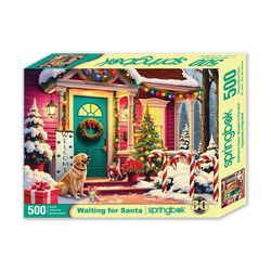 Waiting for Santa 500 Piece Jigsaw Puzzle Springbok (ONLINE ORDER ONLY)