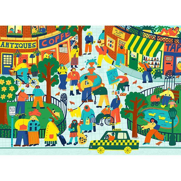 Waiting for the Bus 1000 Piece Jigsaw Puzzle Holiyay (ONLINE ORDER ONLY)