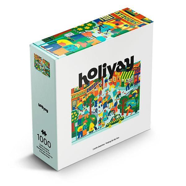 Waiting for the Bus 1000 Piece Jigsaw Puzzle Holiyay (ONLINE ORDER ONLY)