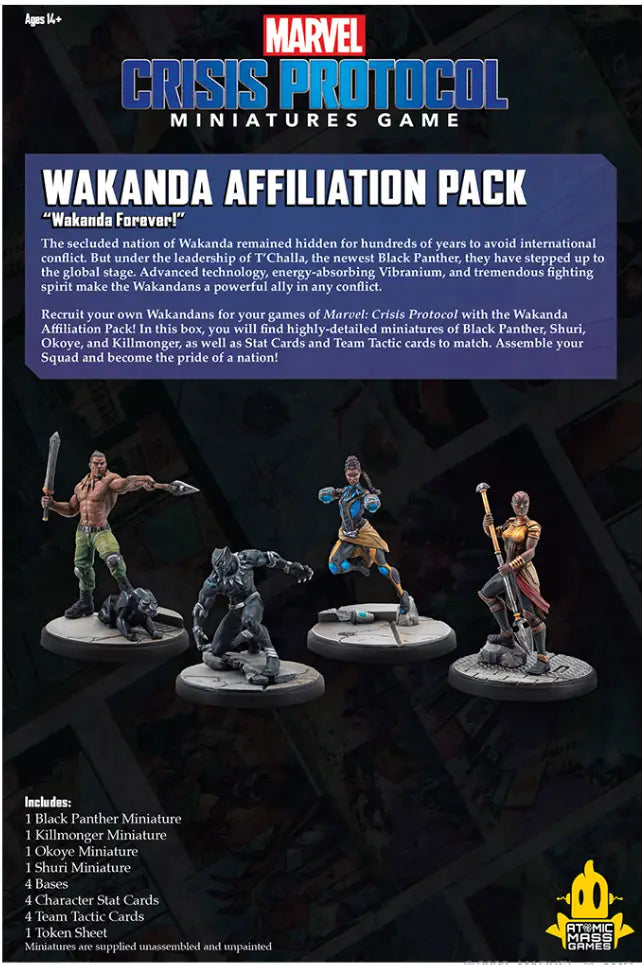 Marvel Crisis Protocol - Wakanda Affiliation Pack (Online Order Only)