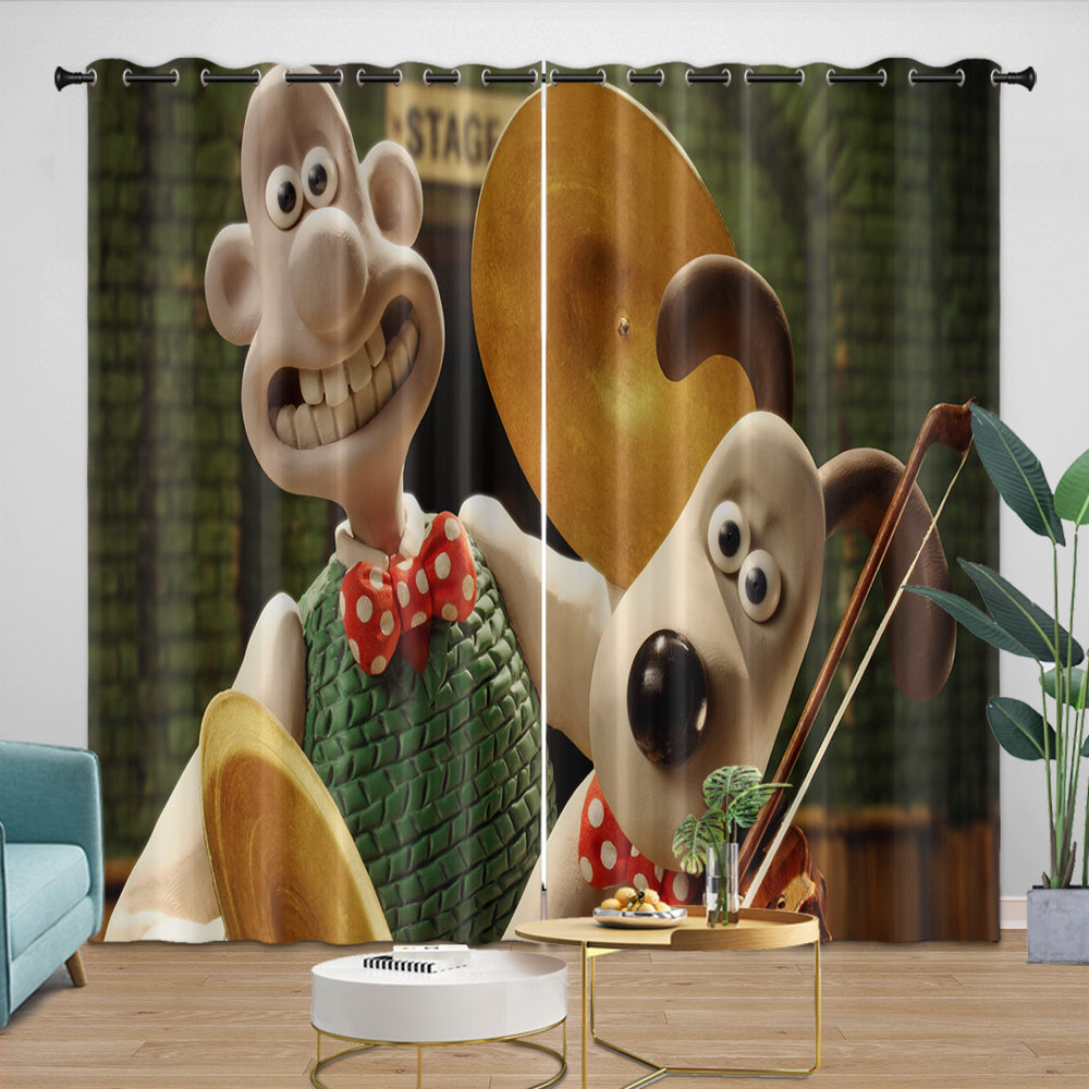 Wallace Gromit Curtains Blackout Window Drapes Room Decoration (ONLINE ORDER ONLY)