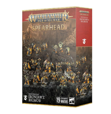 Warhammer: Age of Sigmar - Ironjawz Bigmob - Orruk Warclans Spearhead