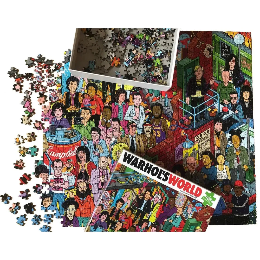Warhol's World 1000 Piece Jigsaw Puzzle Dokument (ONLINE ORDER ONLY)