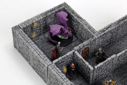 WarLock Tiles: Dungeon Tiles II – Full Height Stone Walls (ONLINE ORDER ONLY)