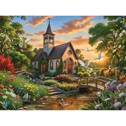 Warm Welcome 275 Large Piece Jigsaw Puzzle Cobble Hill (ONLINE ORDER ONLY)