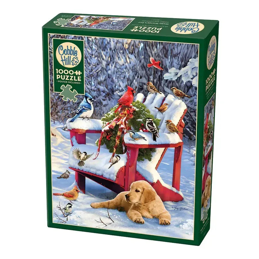Warm Winter's Day 1000 Piece Jigsaw Puzzle Cobble Hill (ONLINE ORDER ONLY)