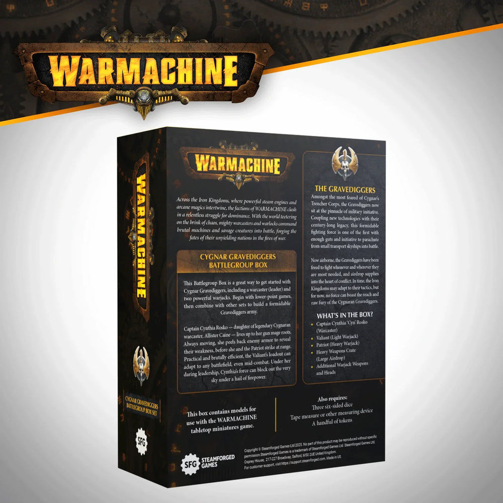 Warmachine: Cygnar Gravediggers Battlegroup Box (ONLINE ORDER ONLY)