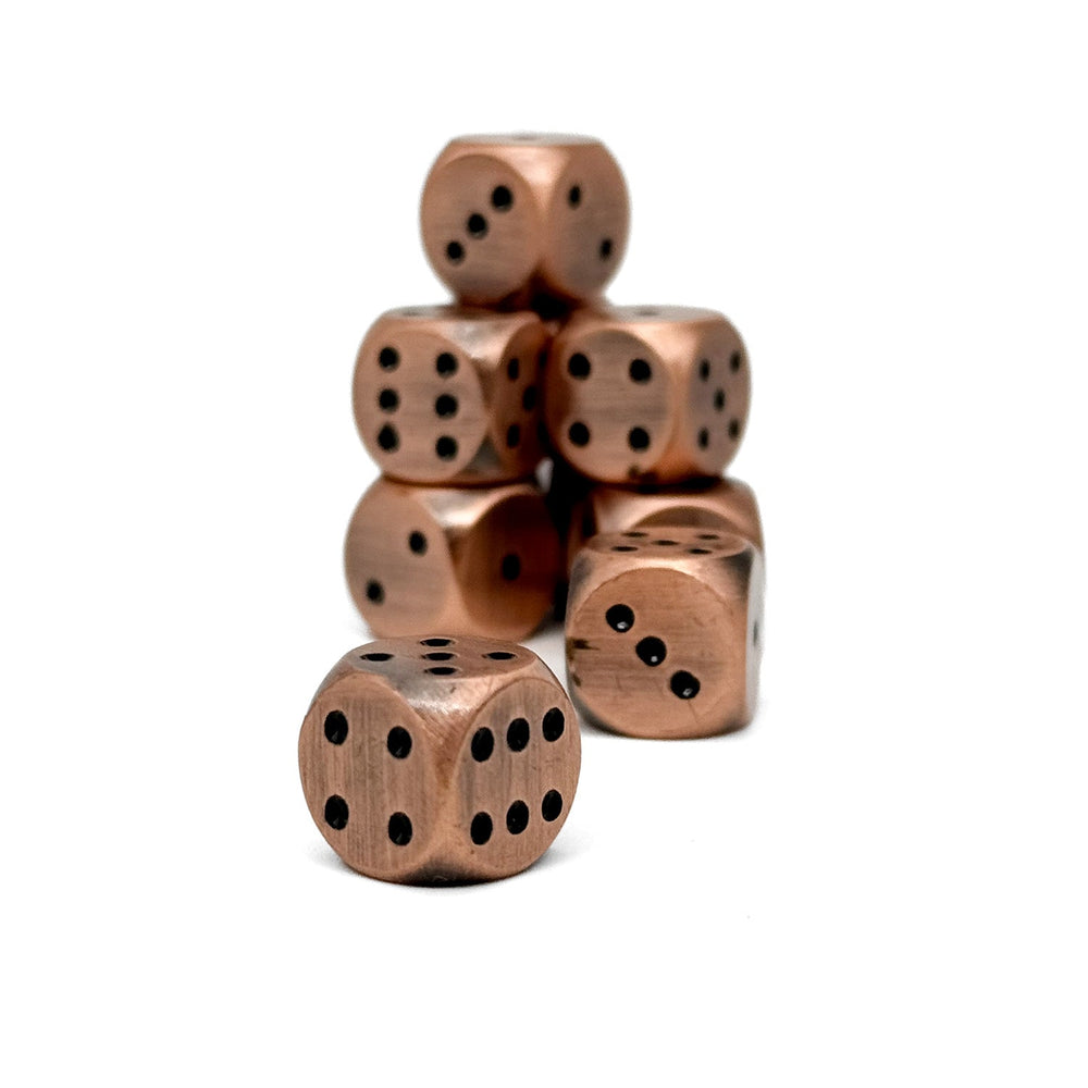 Warpips: Gnomish Copper - 10 - 12mm D6 (Online Only)