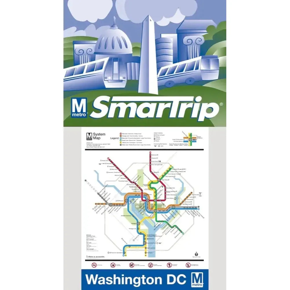 Washington DC Metro Map 100 Piece Mini Double-Sided Jigsaw Puzzle NYPC (ONLINE ORDER ONLY)