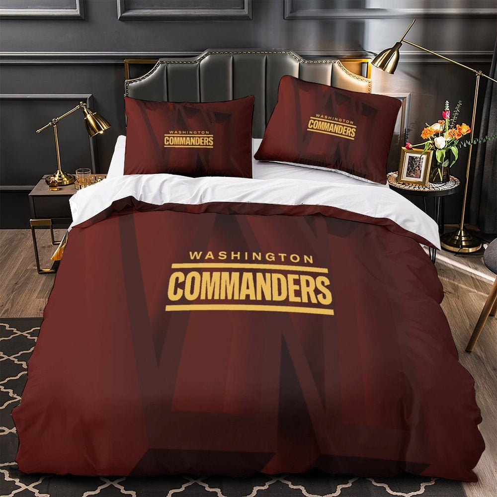 Washington Commanders Bedding Set Duvet Cover Without Filler (Online Order Only)